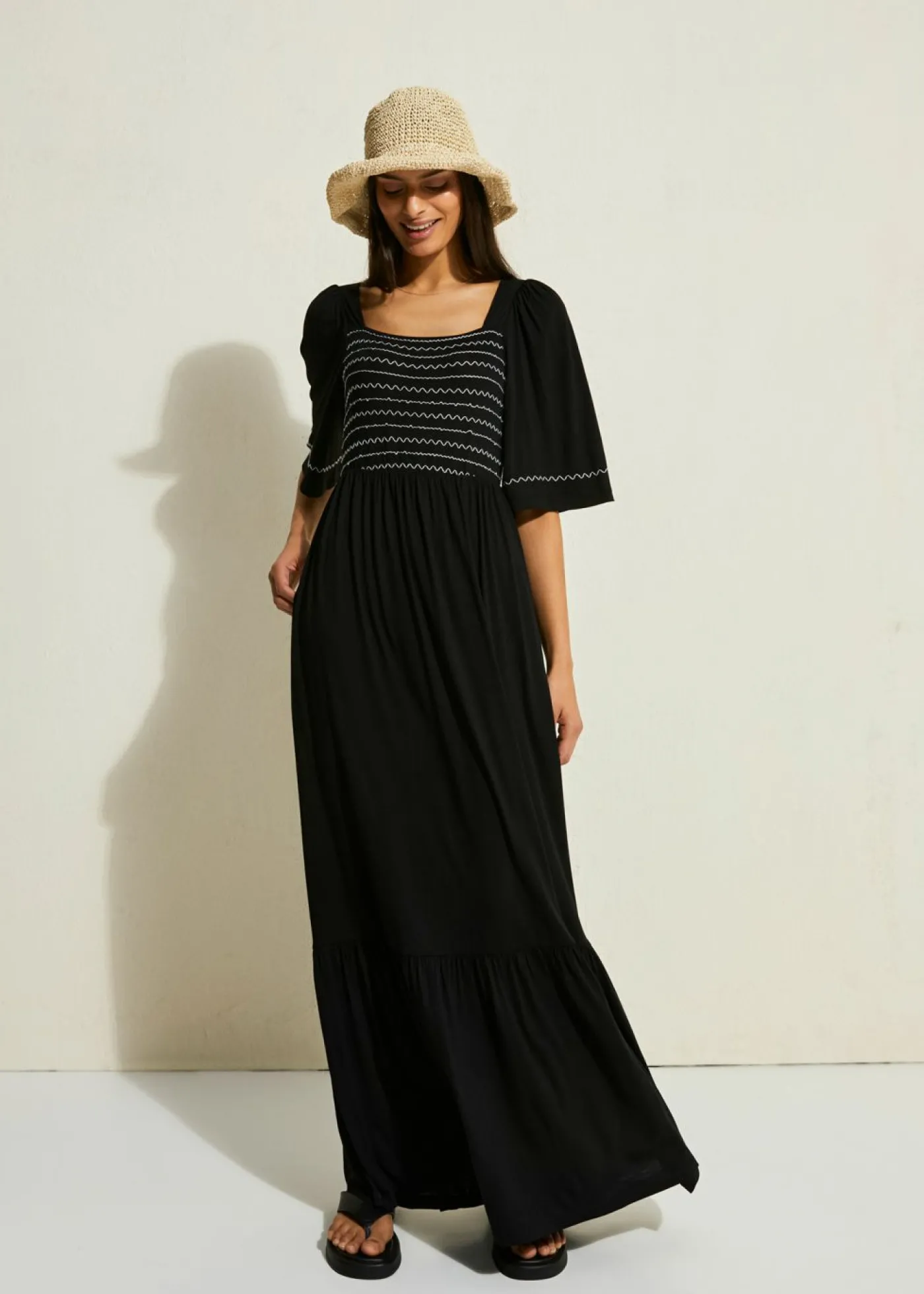 bonprix bonprix Vestido largo Negro New