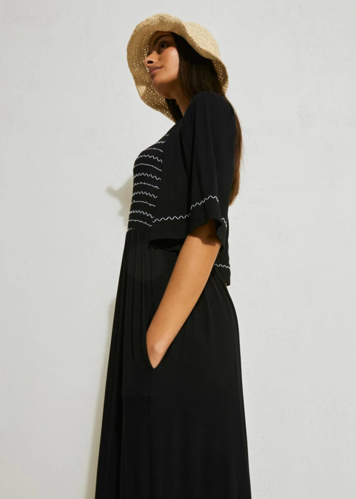 bonprix bonprix Vestido largo Negro New