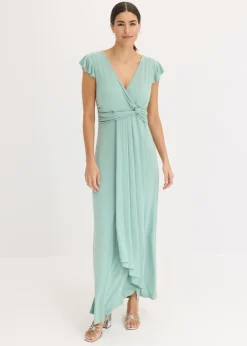 bonprix bonprix Vestido largo Verde pastel Online