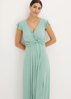 bonprix bonprix Vestido largo Verde pastel Online