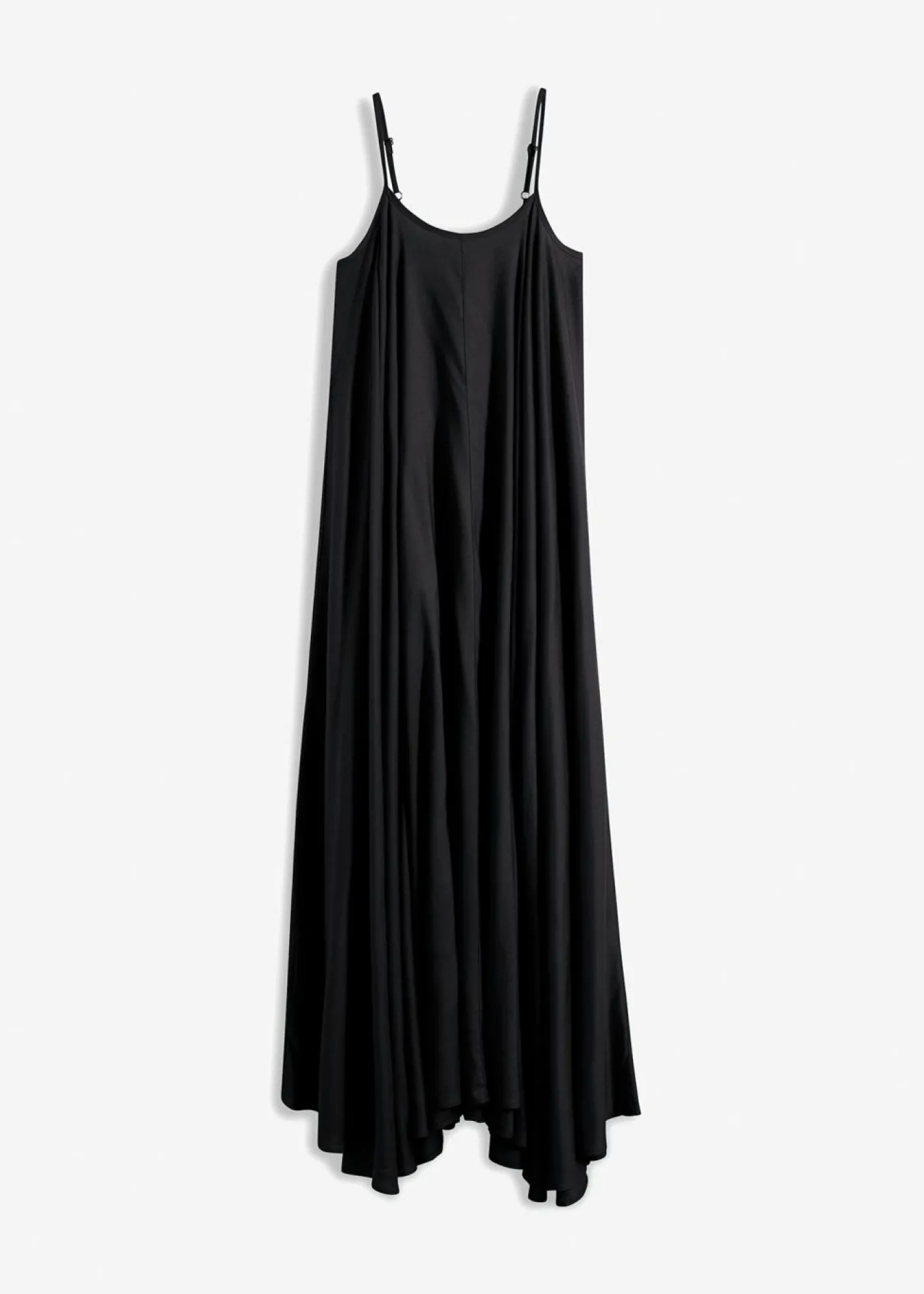 bonprix bonprix Vestido largo ancho Negro Hot