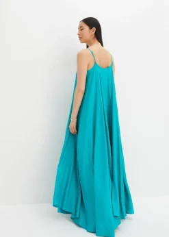 bonprix bonprix Vestido largo ancho Esmeralda Online
