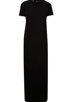 bonprix bonprix Vestido largo de algodón puro Negro New