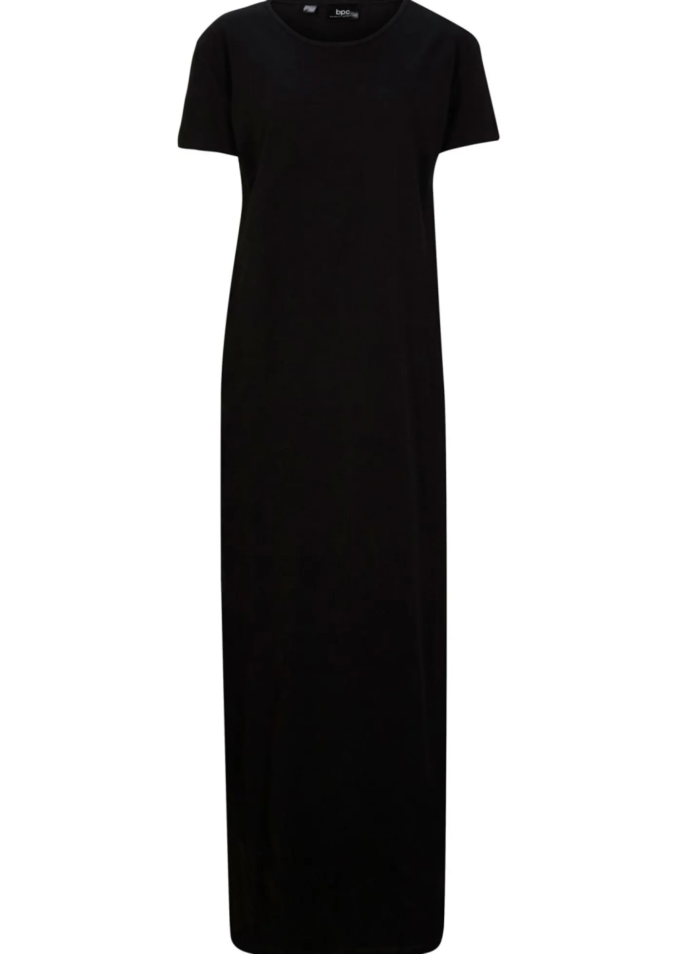 bonprix bonprix Vestido largo de algodón puro Negro New