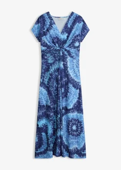 bonprix bonprix Vestido largo de punto estampado Azul Best