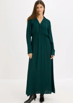 bonprix bonprix Vestido largo estampado Verde intenso