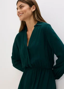 bonprix bonprix Vestido largo estampado Verde intenso
