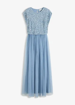 bonprix bonprix Vestido maxi azul pálido Outlet