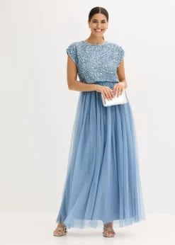 bonprix bonprix Vestido maxi azul pálido Outlet