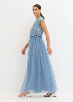 bonprix bonprix Vestido maxi azul pálido Outlet