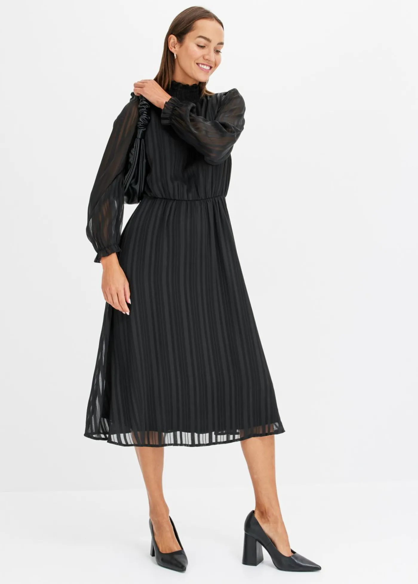 bonprix bonprix Vestido midi Negro Best