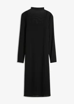 bonprix bonprix Vestido midi Negro Discount