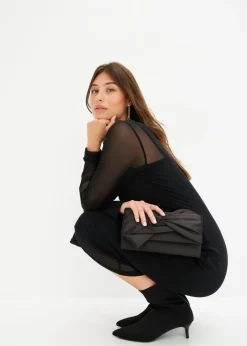 bonprix bonprix Vestido midi Negro Discount