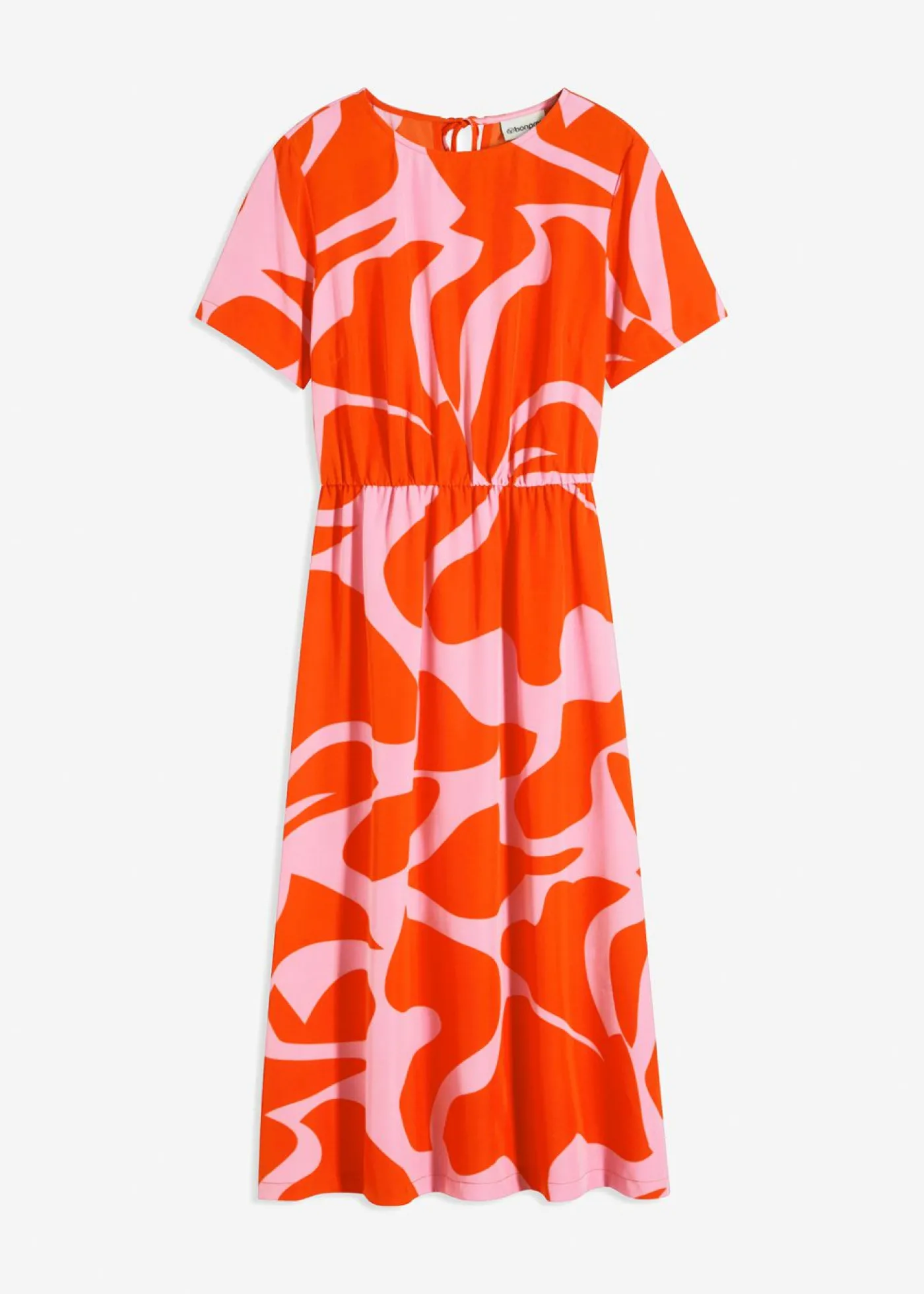 bonprix bonprix Vestido midi naranja-rosa caliente Hot