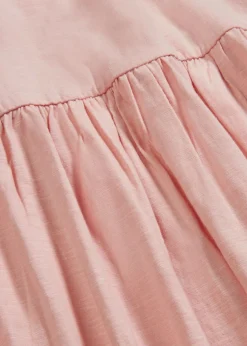bonprix bonprix Vestido midi de algodón orgánico puro rosa pastel Best