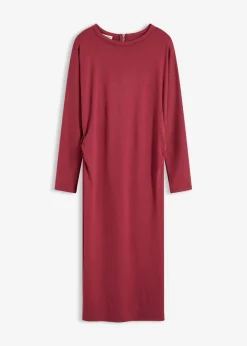 bonprix bonprix Vestido midi de cómodo Punto di Roma Ciruela Discount