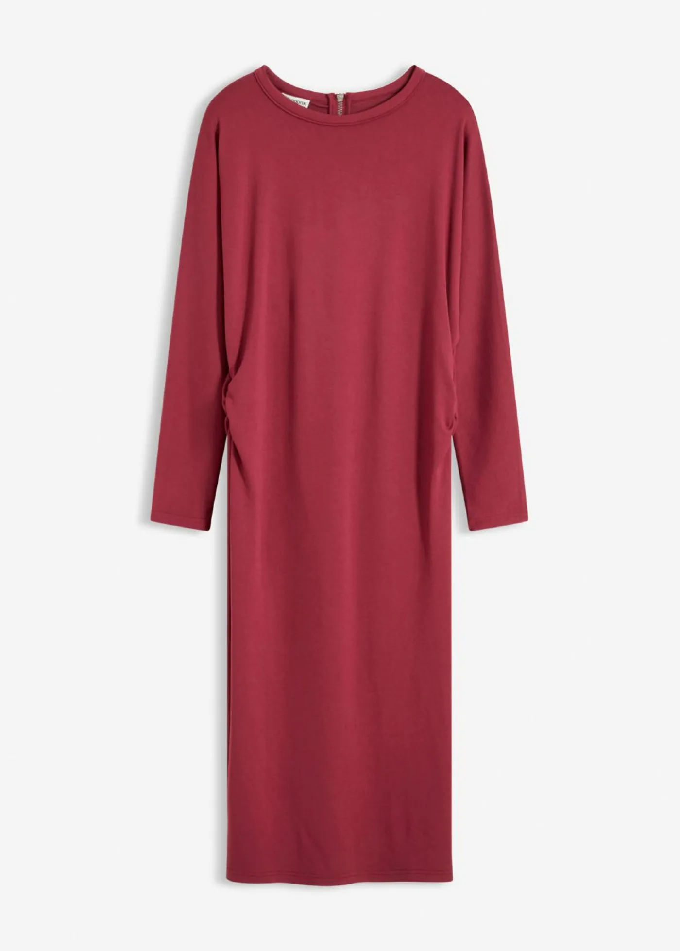 bonprix bonprix Vestido midi de cómodo Punto di Roma Ciruela Discount