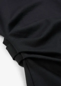 bonprix bonprix Vestido midi de cómodo Punto di Roma Negro Outlet