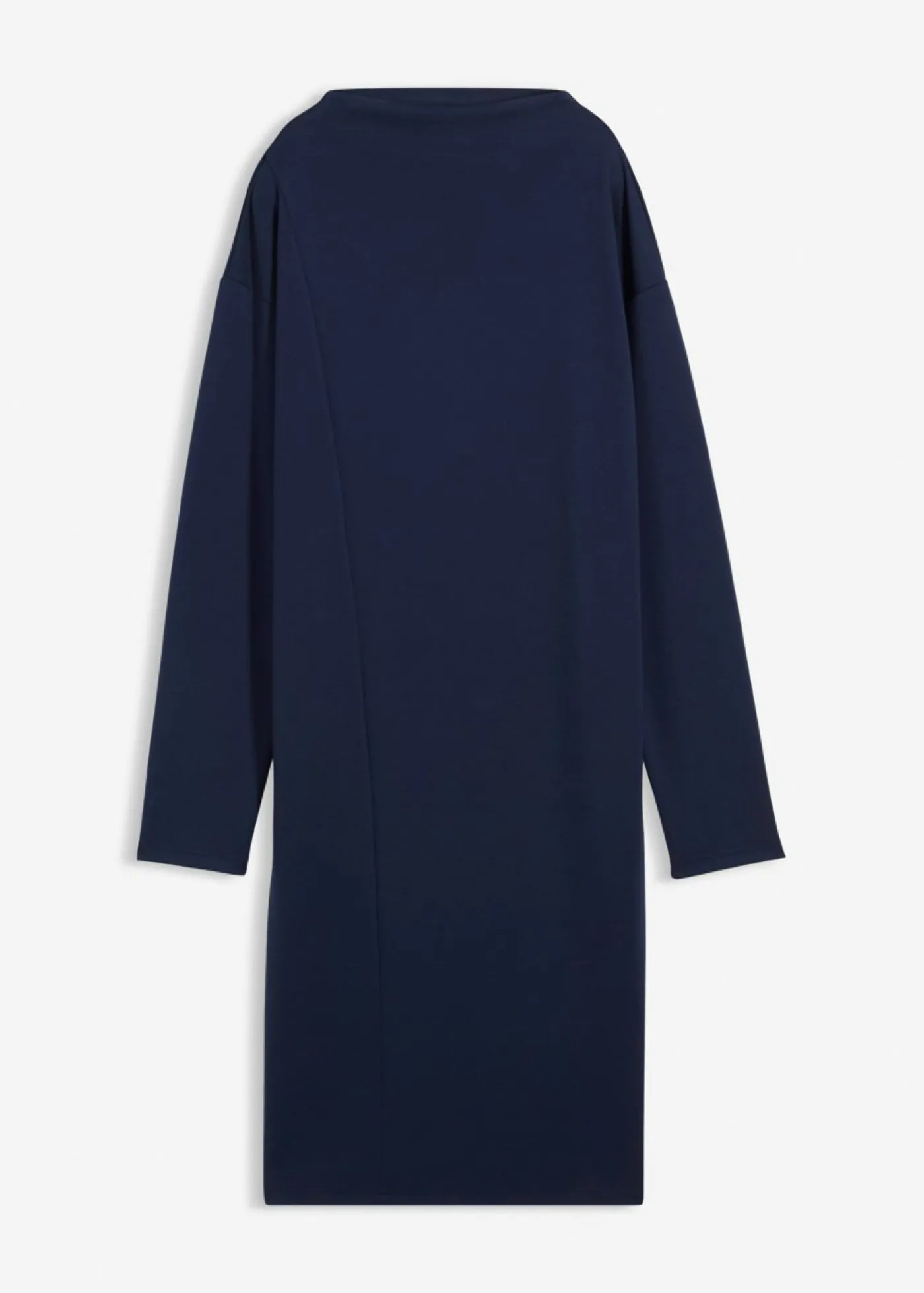 bonprix bonprix Vestido midi de mezcla de viscosa Azul marino Online