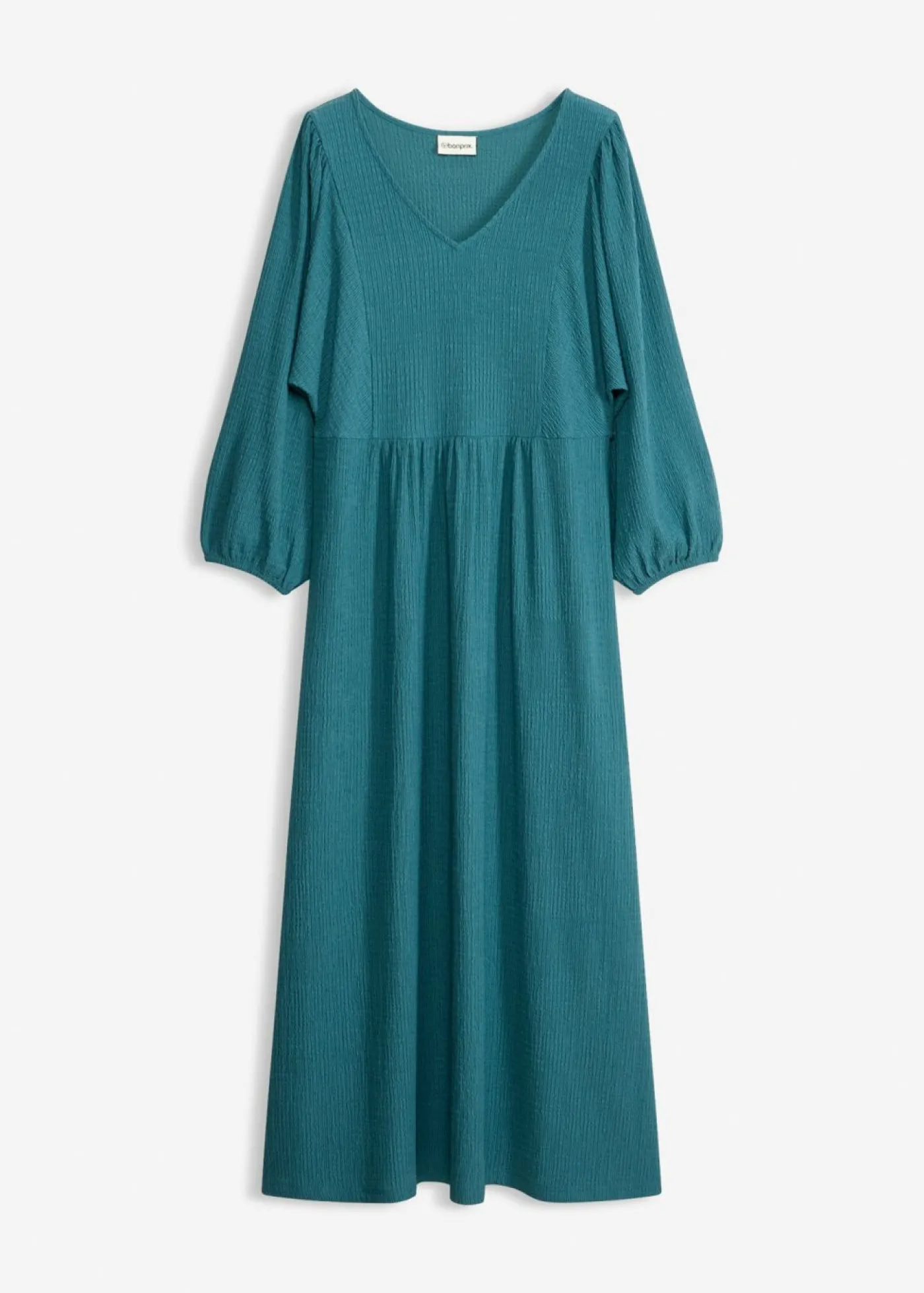 bonprix bonprix Vestido midi de punto estructurado verde pimiento Discount
