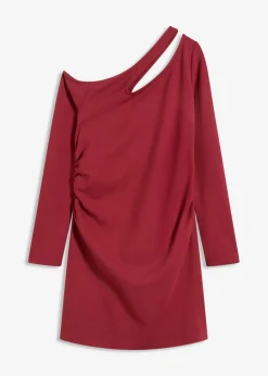 bonprix bonprix Vestido mini con aberturas Rojo Clearance