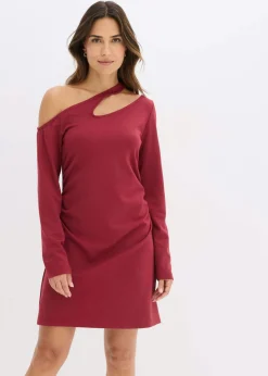 bonprix bonprix Vestido mini con aberturas Rojo Clearance
