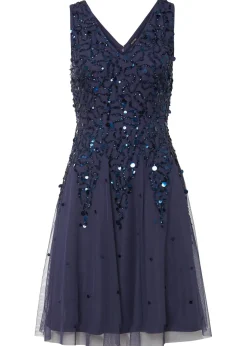 bonprix bonprix Vestido mini de lentejuelas índigo Clearance
