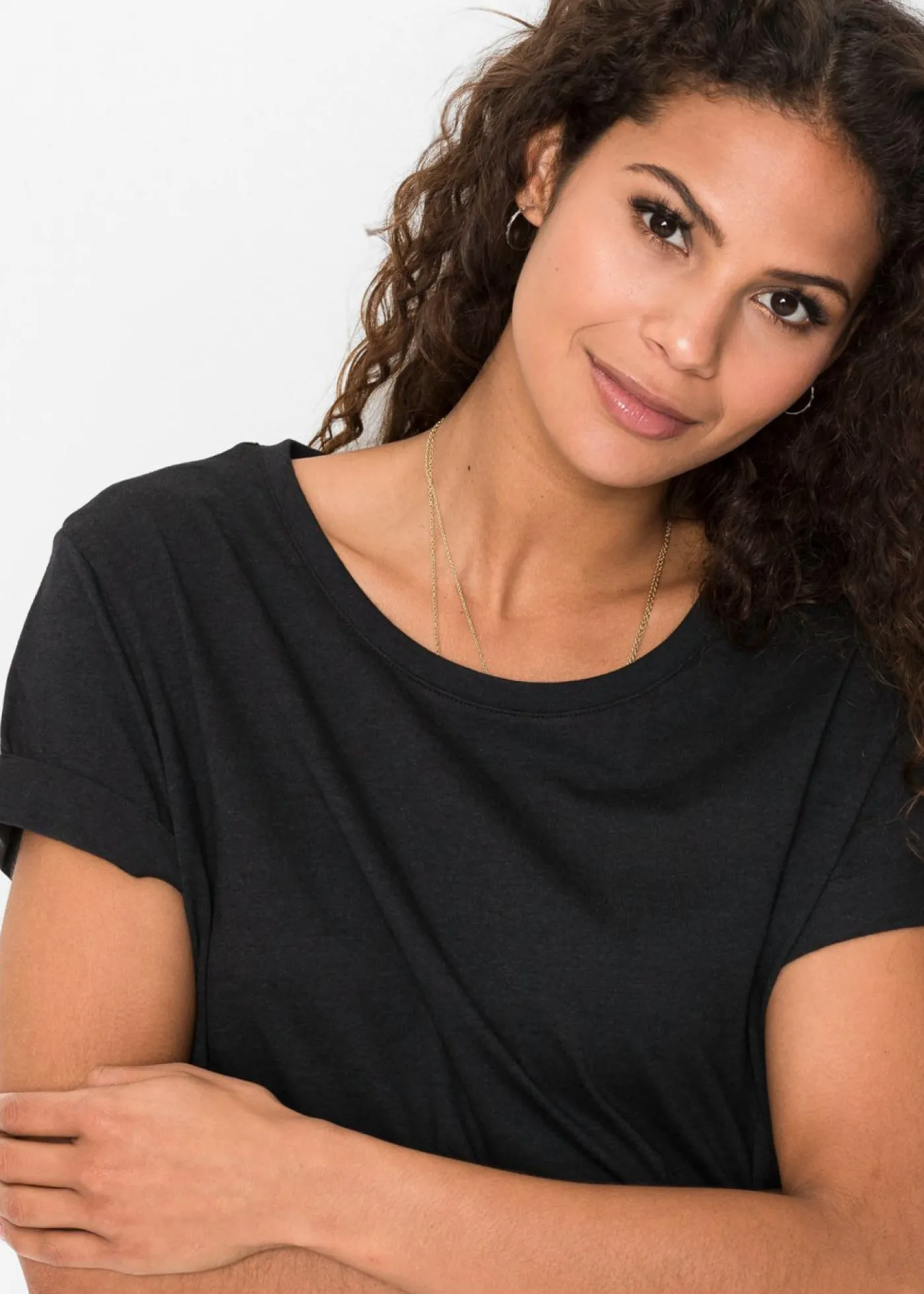 bonprix bonprix Vestido oversize Negro Online
