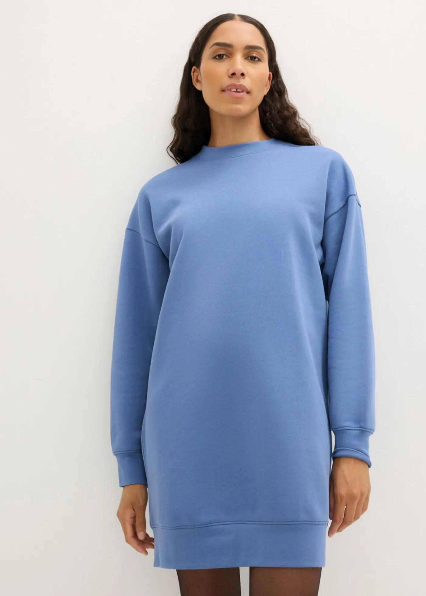 bonprix bonprix Vestido oversize tipo sudadera Azul vaquero