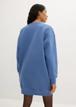 bonprix bonprix Vestido oversize tipo sudadera Azul vaquero