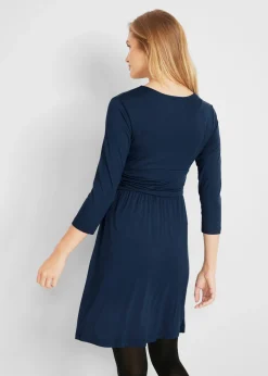 bonprix bonprix Vestido premamá/de lactancia de viscosa sostenible Ruibarbo Outlet