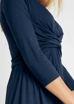 bonprix bonprix Vestido premamá/de lactancia de viscosa sostenible Ruibarbo Outlet