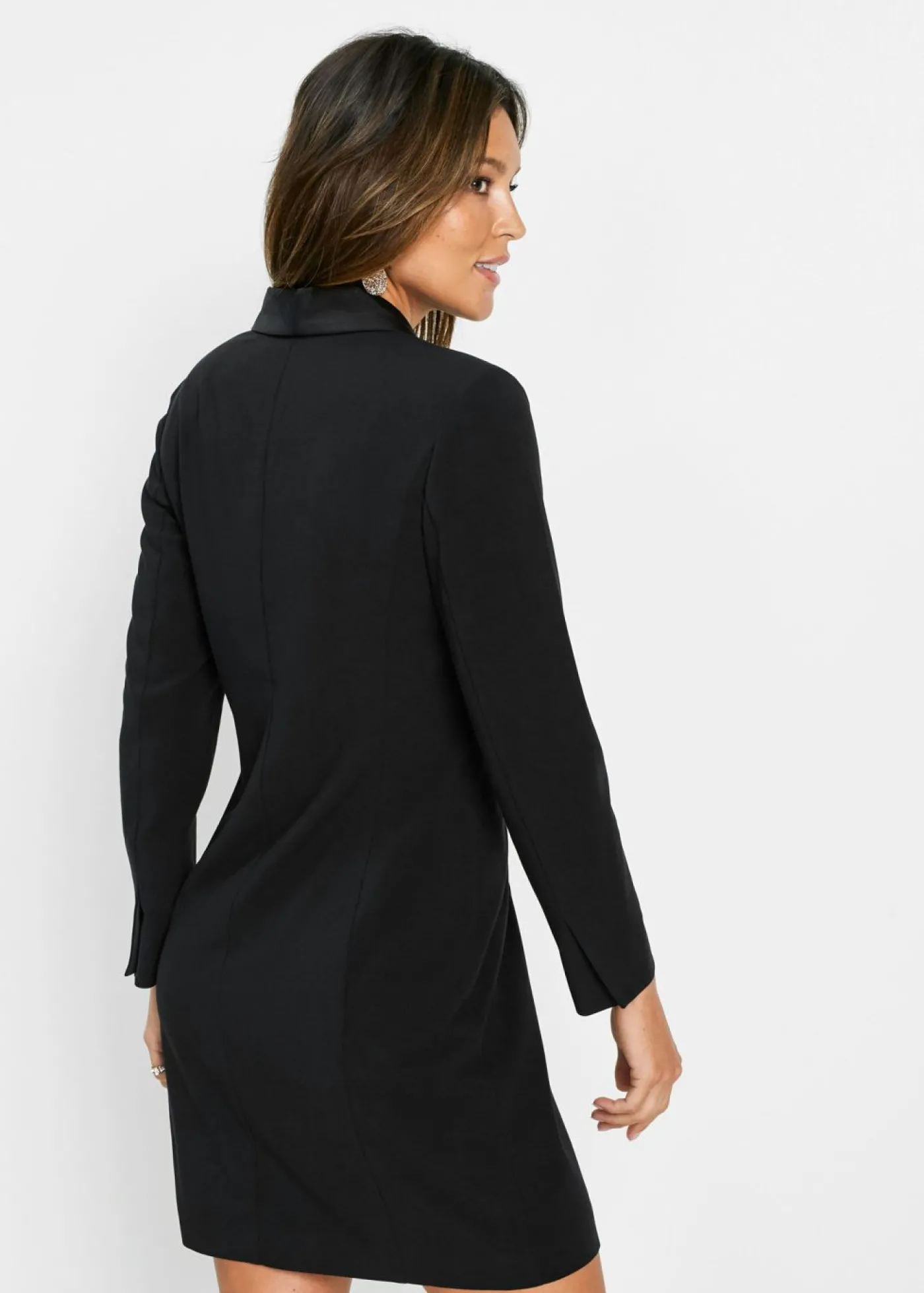 bonprix bonprix Vestido tipo americana Negro New