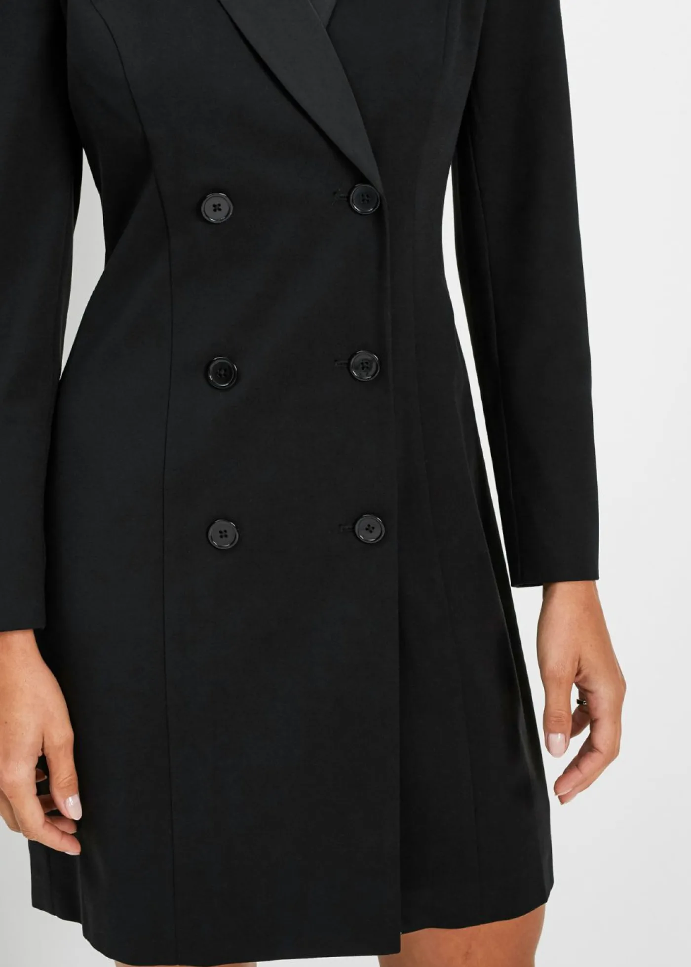 bonprix bonprix Vestido tipo americana Negro New