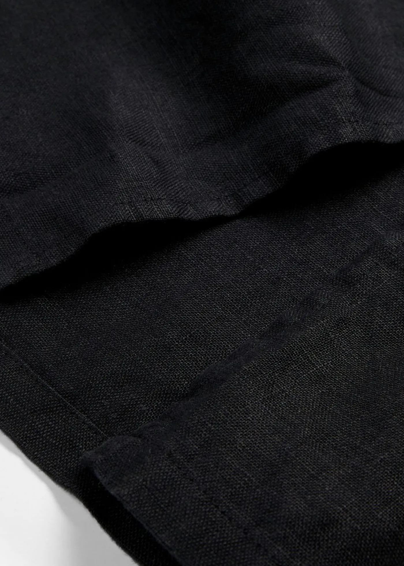 bonprix bonprix Vestido tipo caftán de lino puro Negro Sale