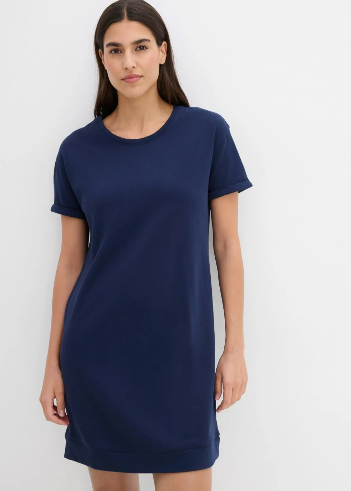 bonprix bonprix Vestido tipo sudadera Azul marino Hot