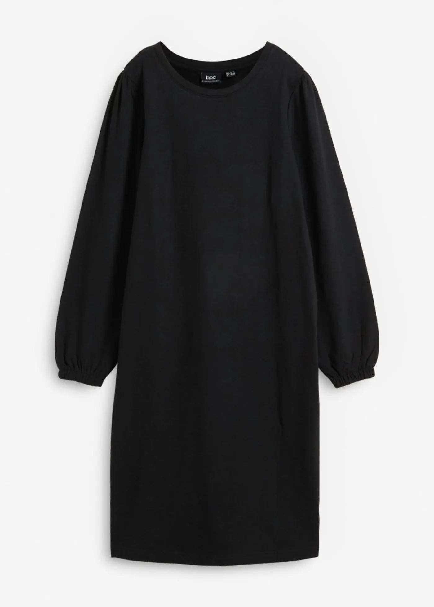 bonprix bonprix Vestido tipo sudadera Negro Discount