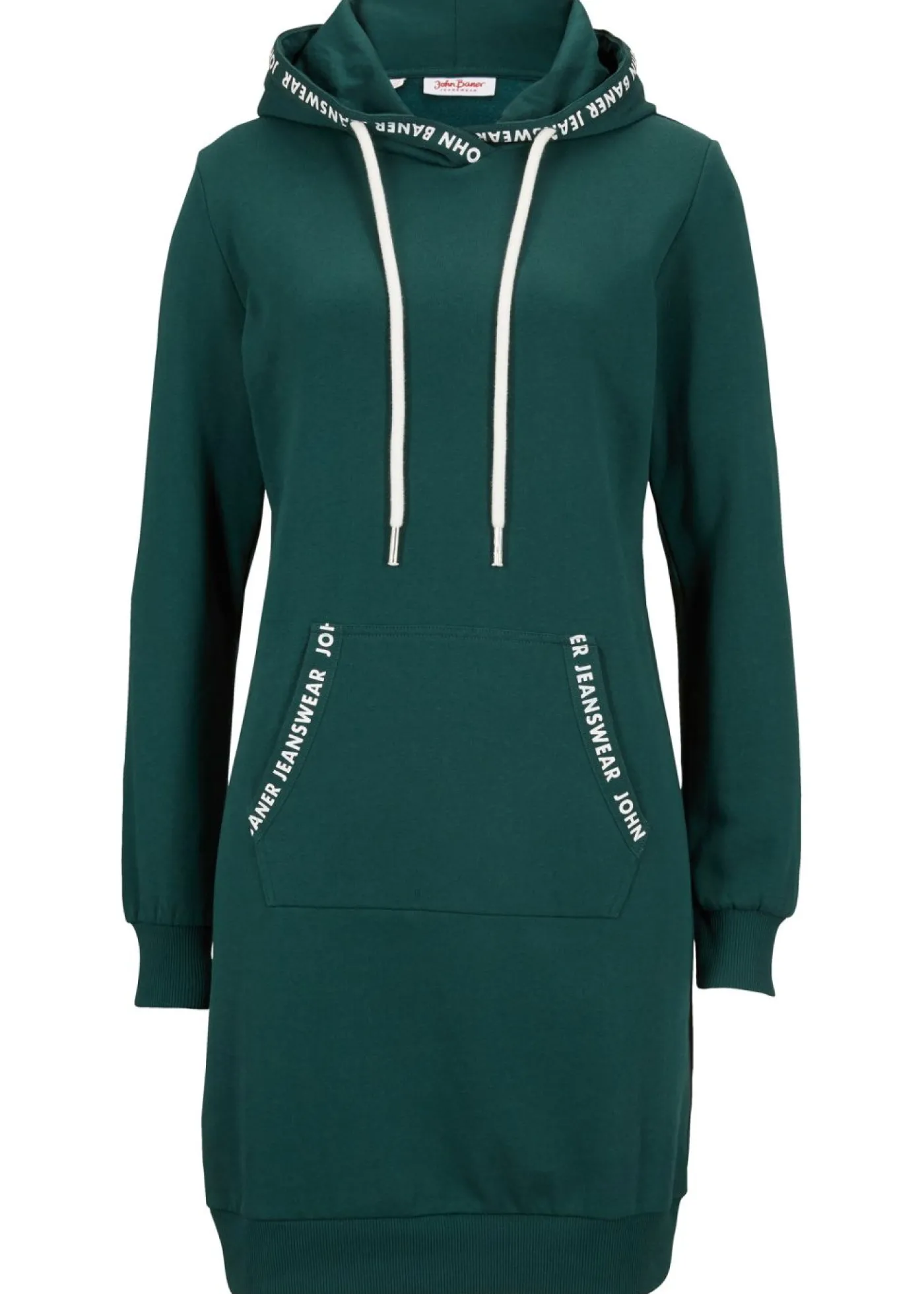 bonprix bonprix Vestido tipo sudadera Verde petróleo Sale