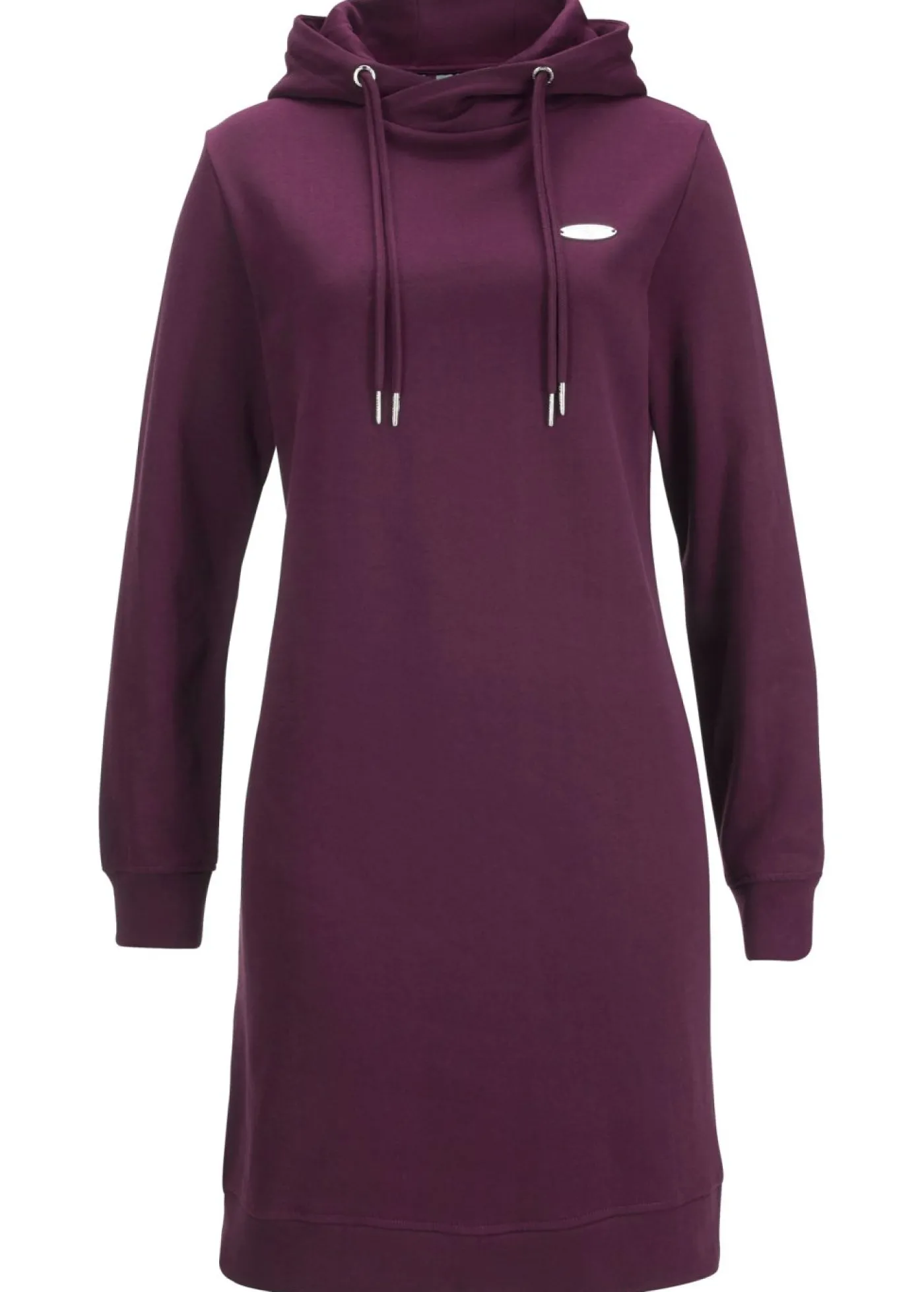 bonprix bonprix Vestido tipo sudadera con capucha Baya de saúco