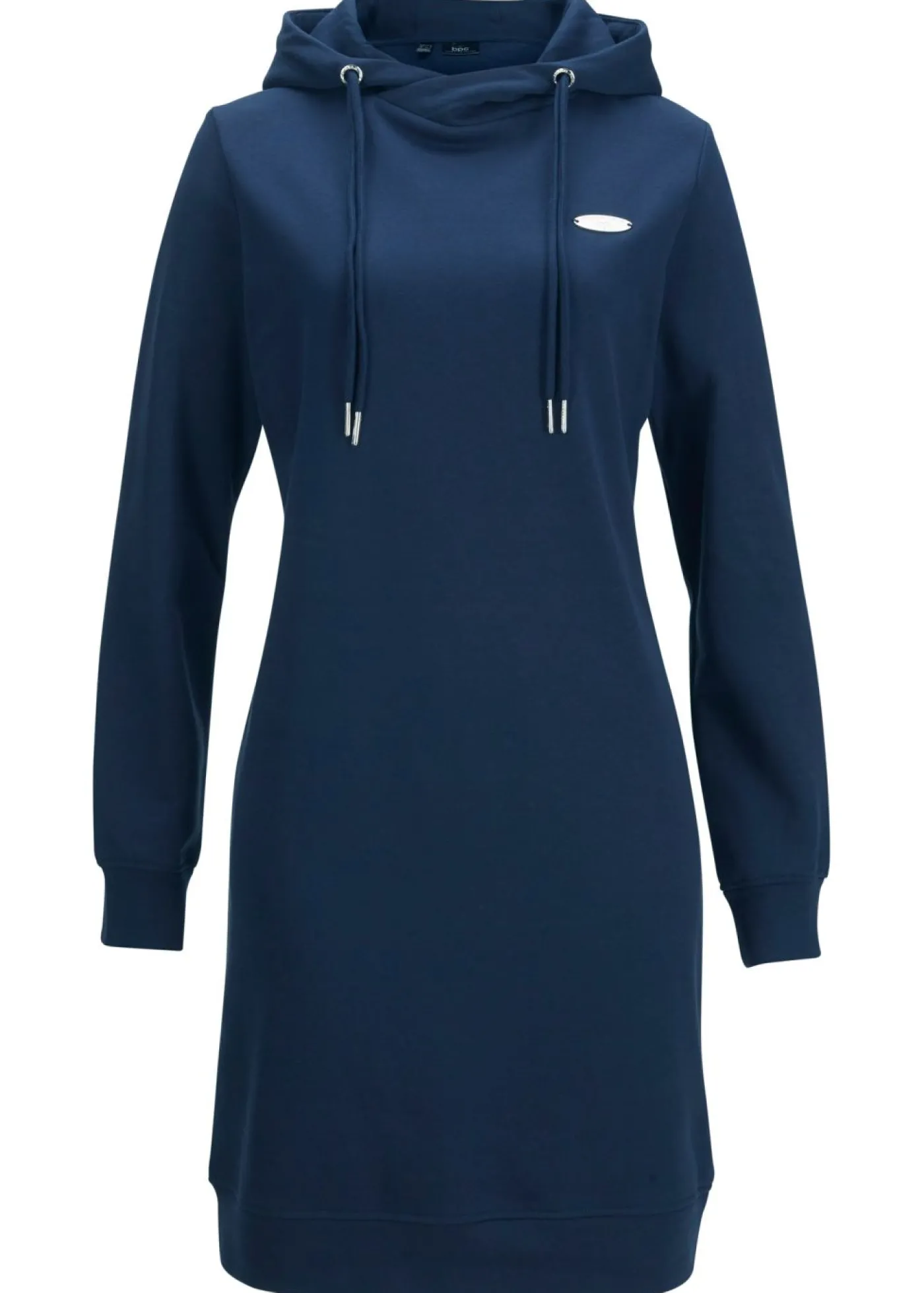 bonprix bonprix Vestido tipo sudadera con capucha Azul oscuro Best