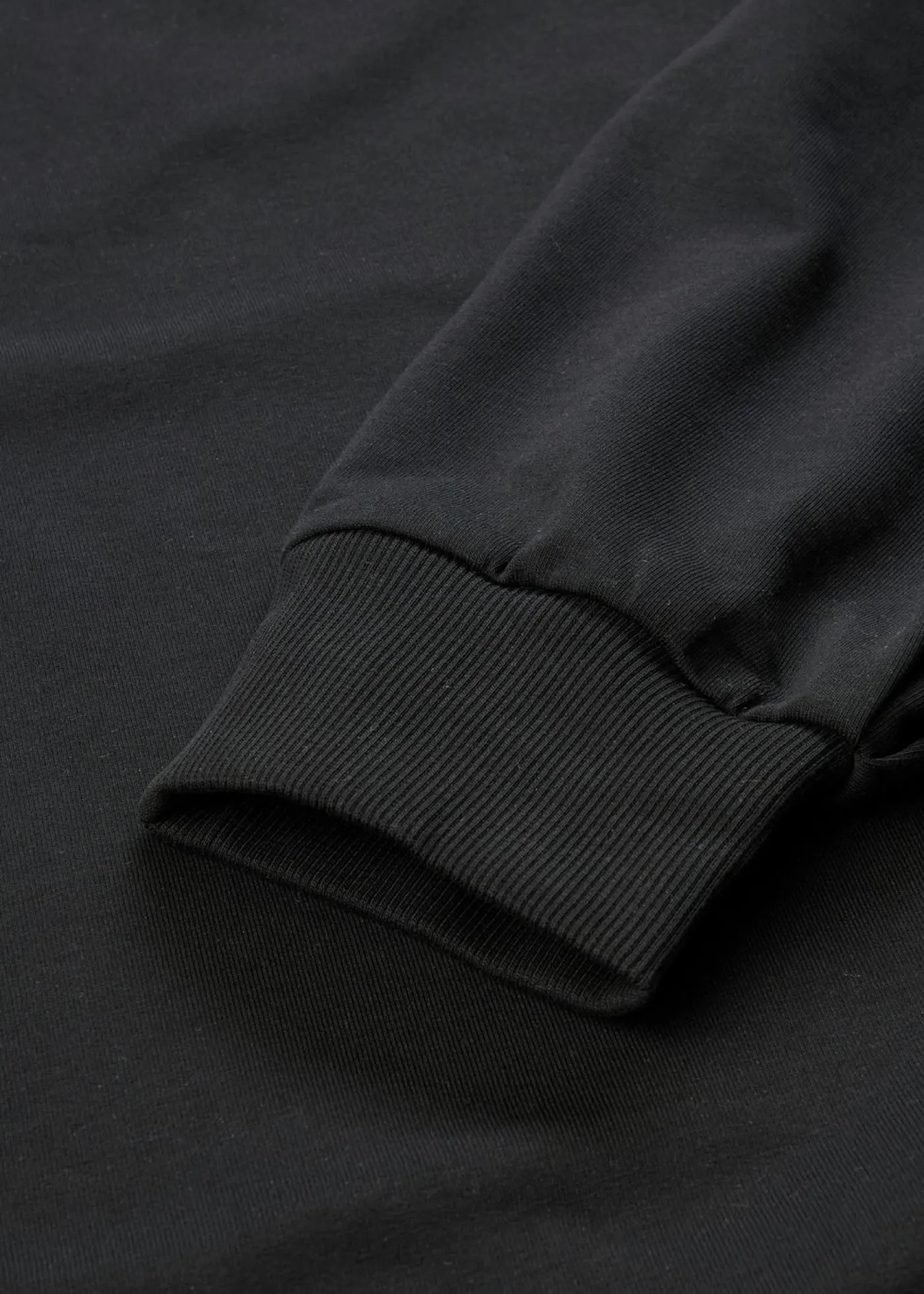 bonprix bonprix Vestido tipo sudadera con mangas abullonadas Negro Outlet