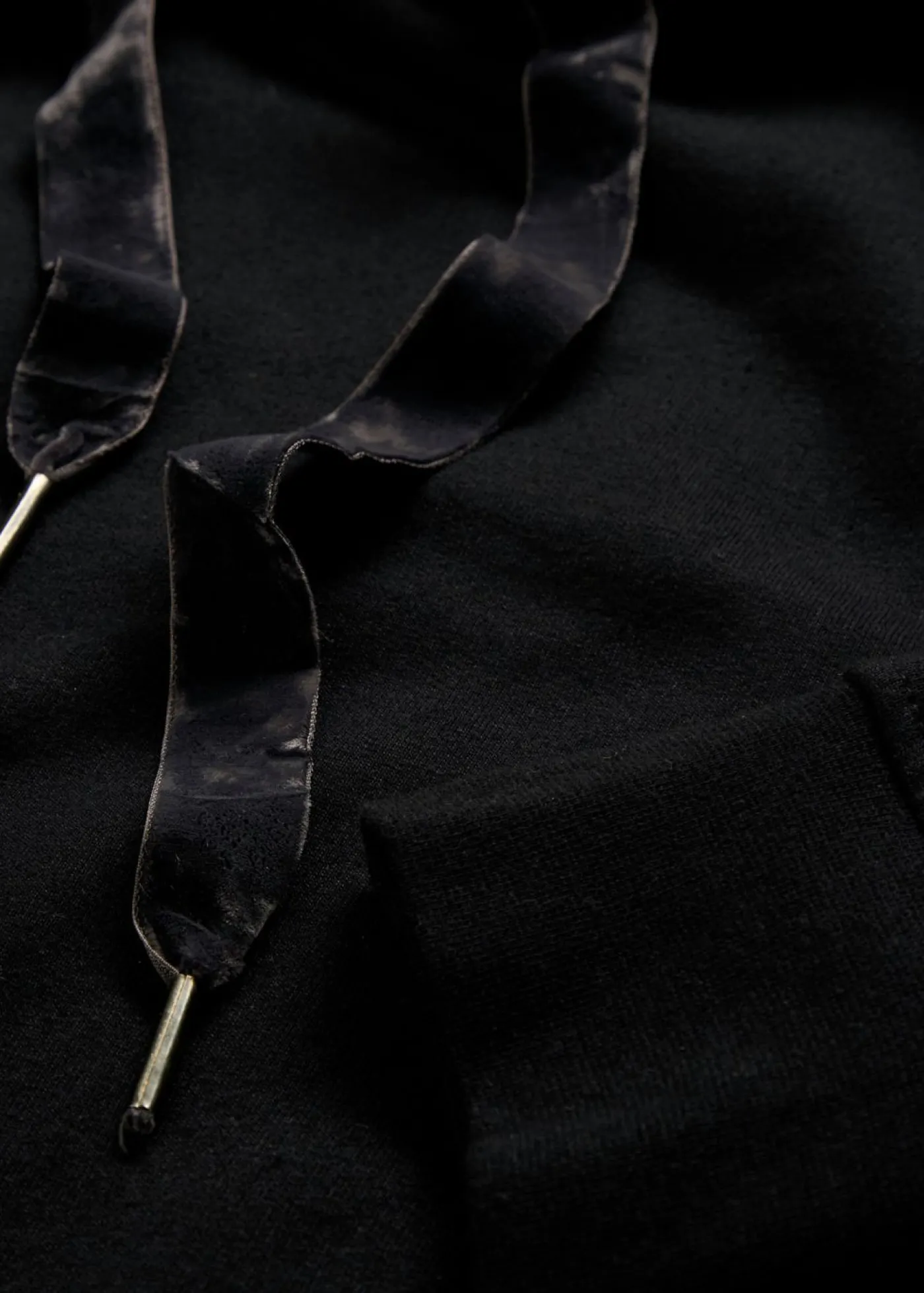bonprix bonprix Vestido tipo sudadera de algodón puro Negro