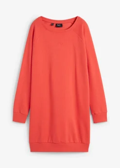 bonprix bonprix Vestido tipo sudadera de felpa suave salmón Outlet