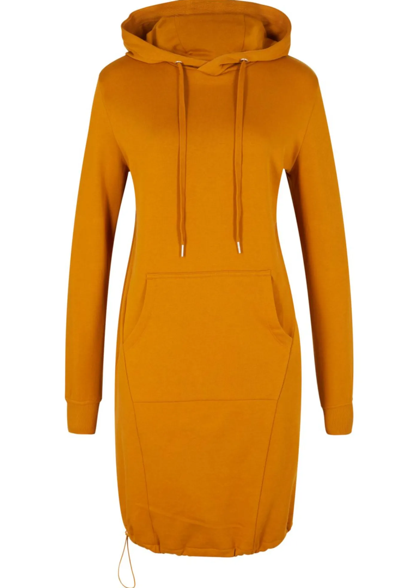 bonprix bonprix Vestido tipo sudadera de mezcla de algodón marrón canela Sale
