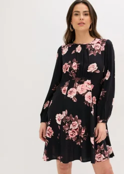 bonprix bonprix Vestido tipo túnica Negro Discount