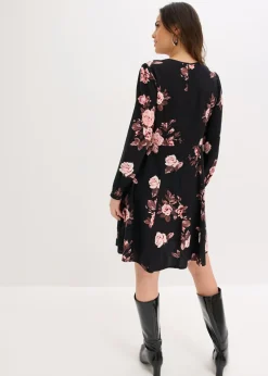 bonprix bonprix Vestido tipo túnica Negro Discount