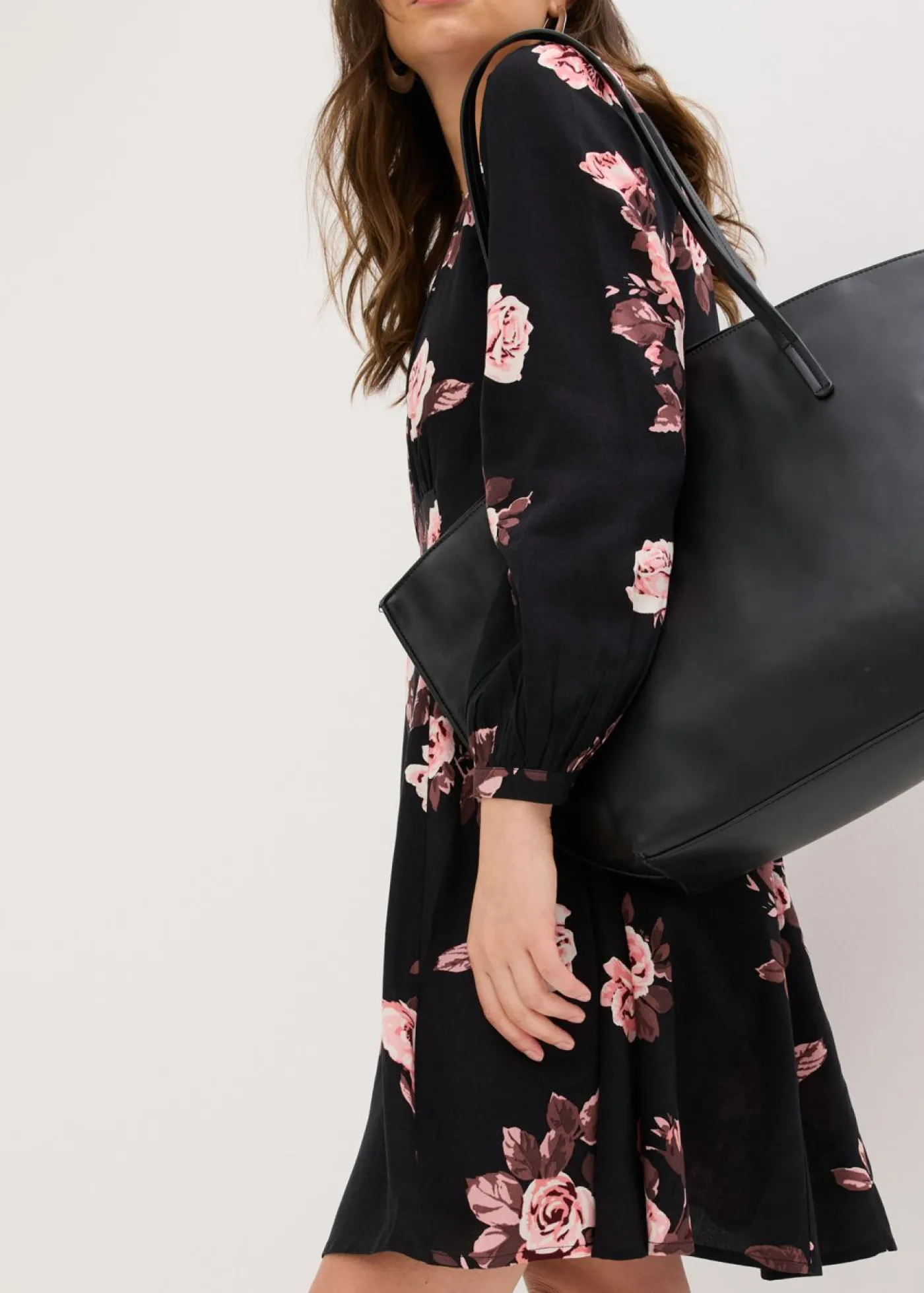 bonprix bonprix Vestido tipo túnica Negro Discount