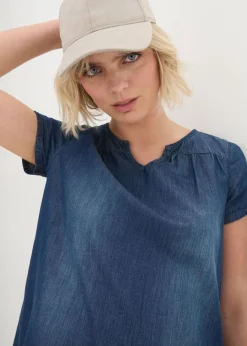 bonprix bonprix Vestido tipo túnica Denim usado Clearance