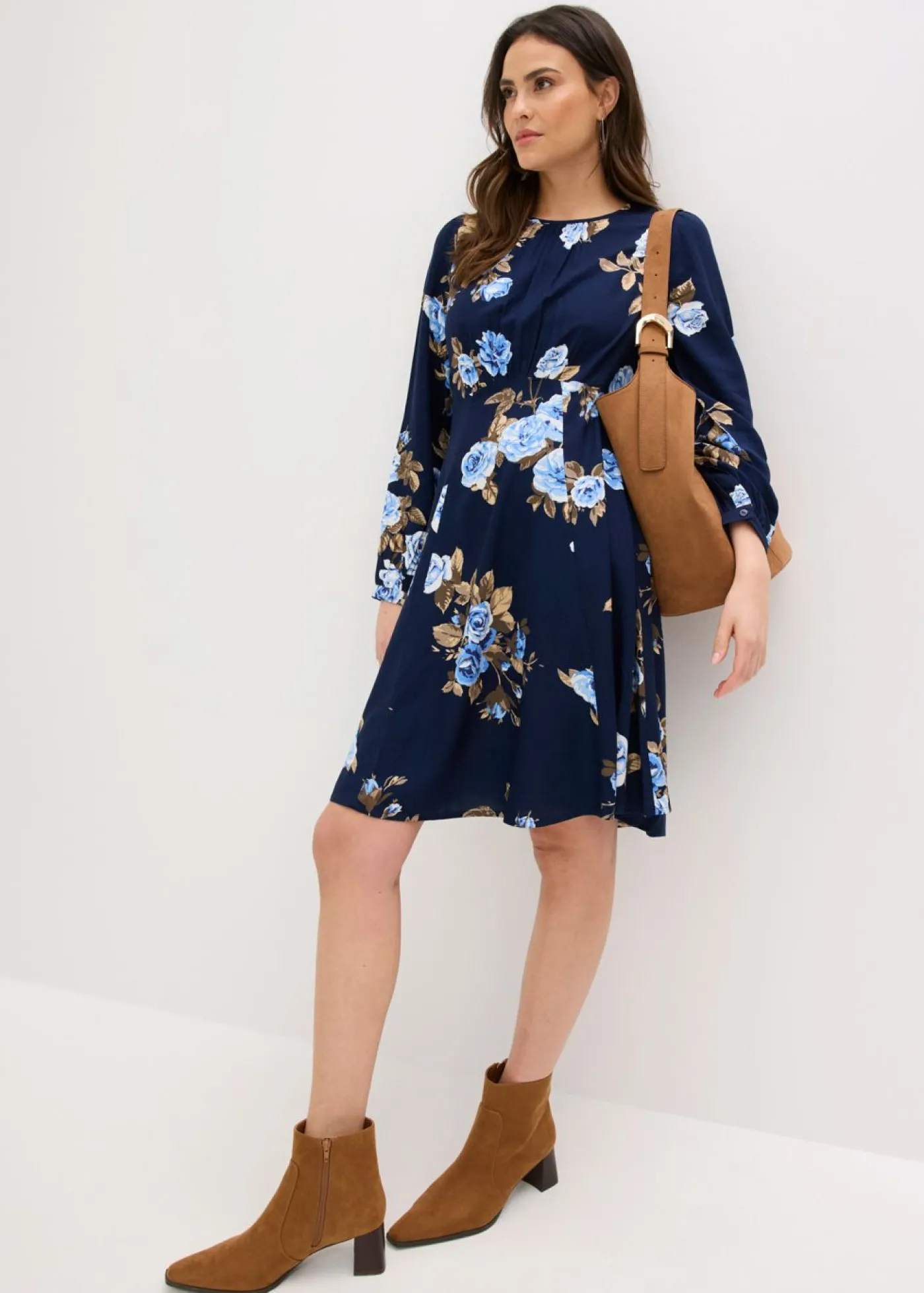 bonprix bonprix Vestido tipo túnica Azul marino
