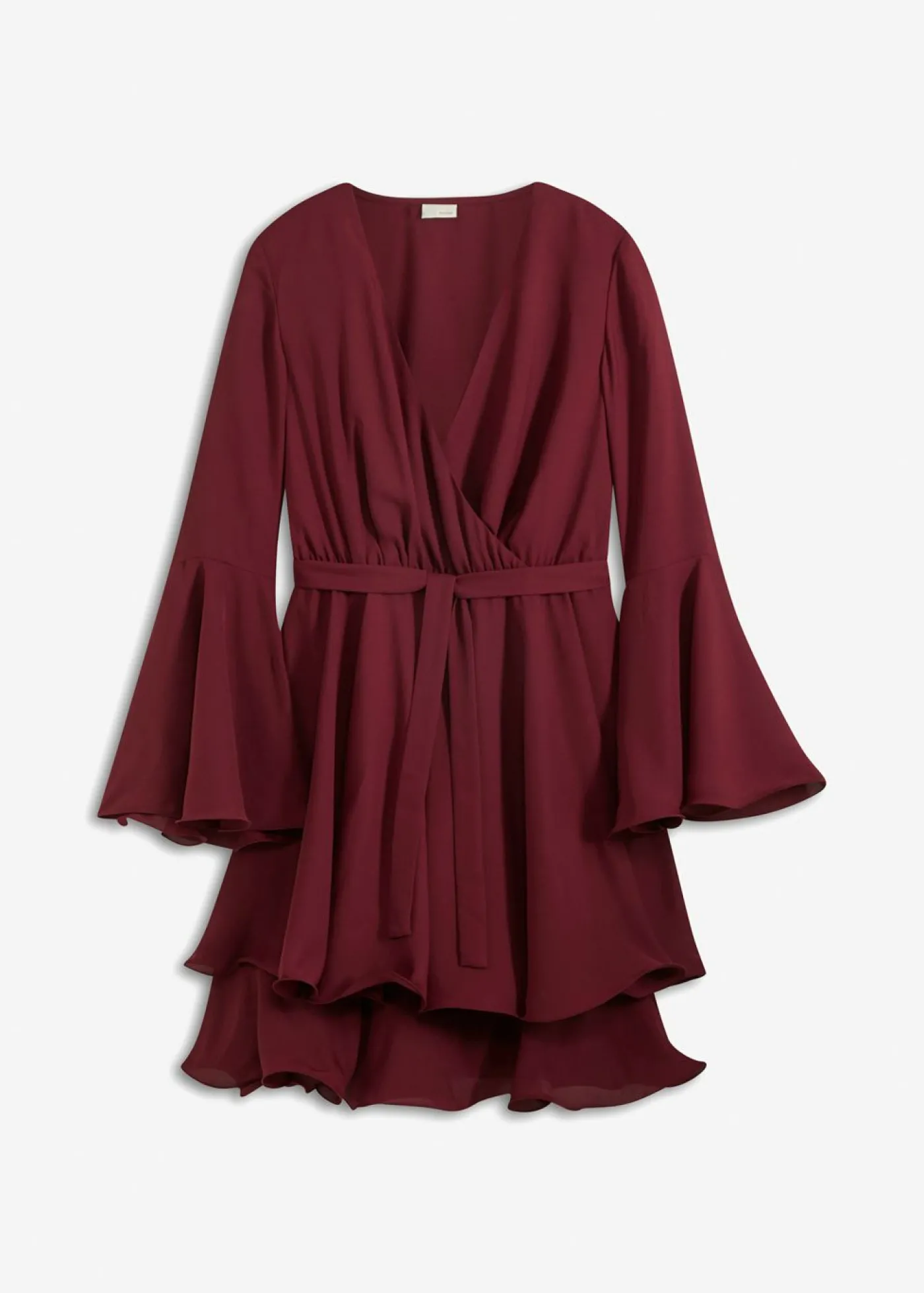 bonprix bonprix Vestido tipo túnica rojo avellana Online